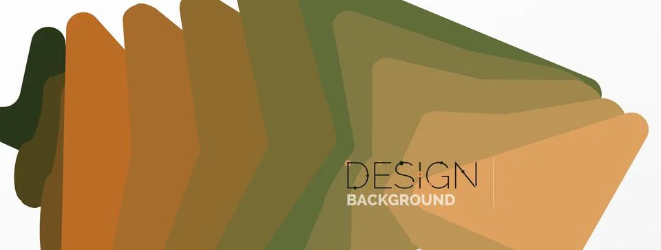 Background, creative geometric shapes composition with gradient effect Stock Illustration