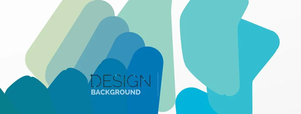 Background, creative geometric shapes composition with gradient effect Stock Illustration