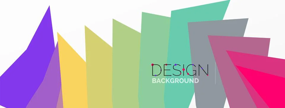 Background, creative geometric shapes composition with gradient effect Stock Illustration