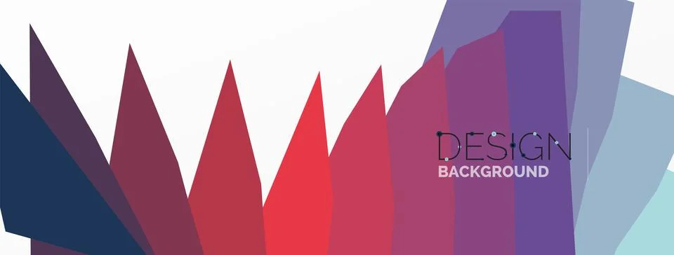 Background, creative geometric shapes composition with gradient effect Stock Illustration
