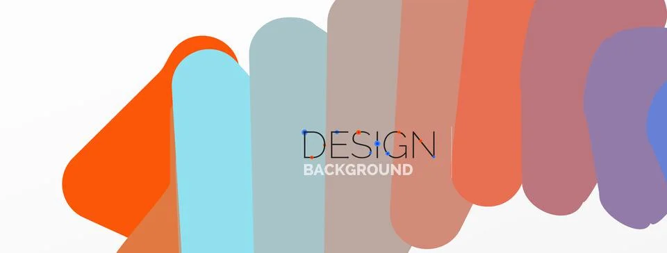 Background, creative geometric shapes composition with gradient effect Stock Illustration