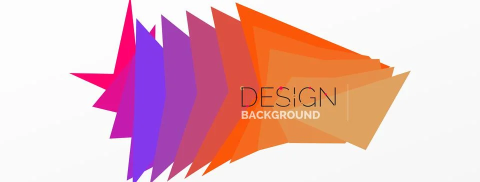 Background, creative geometric shapes composition with gradient effect Ilustración de archivo