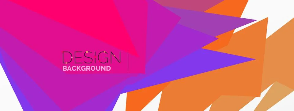 Background, creative geometric shapes composition with gradient effect Stock Illustration