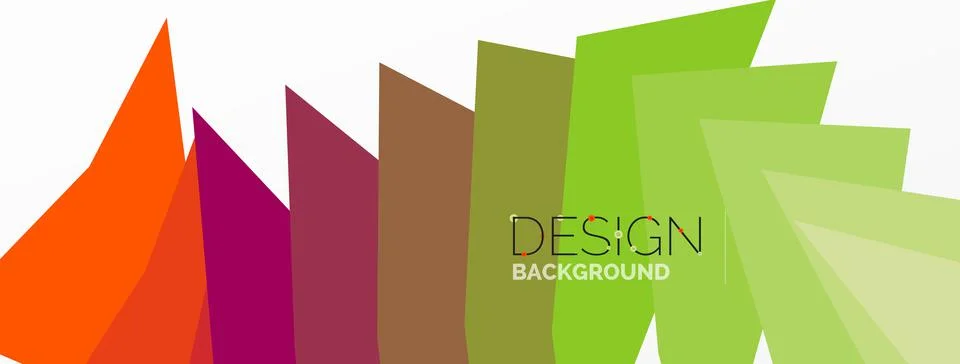 Background, creative geometric shapes composition with gradient effect Stock Illustration