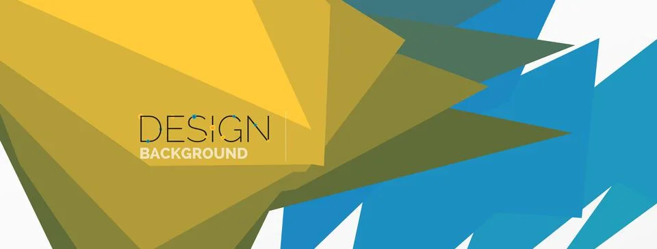 Background, creative geometric shapes composition with gradient effect Stock Illustration