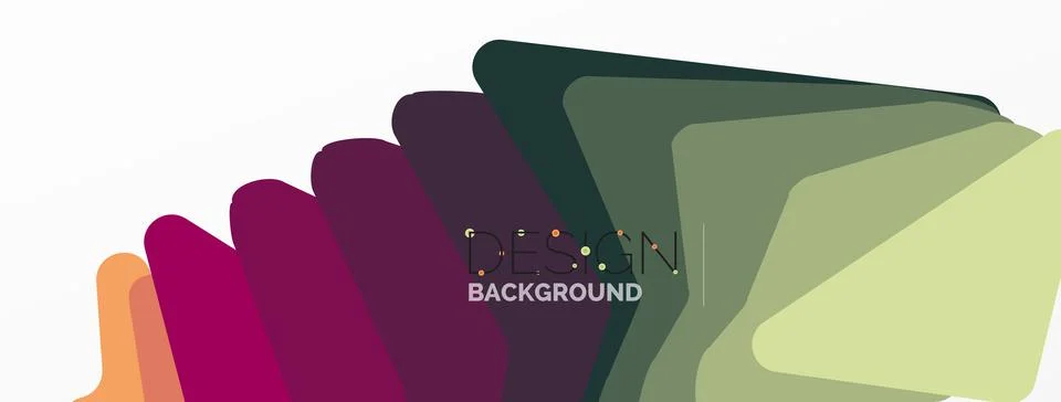 Background, creative geometric shapes composition with gradient effect Stock Illustration