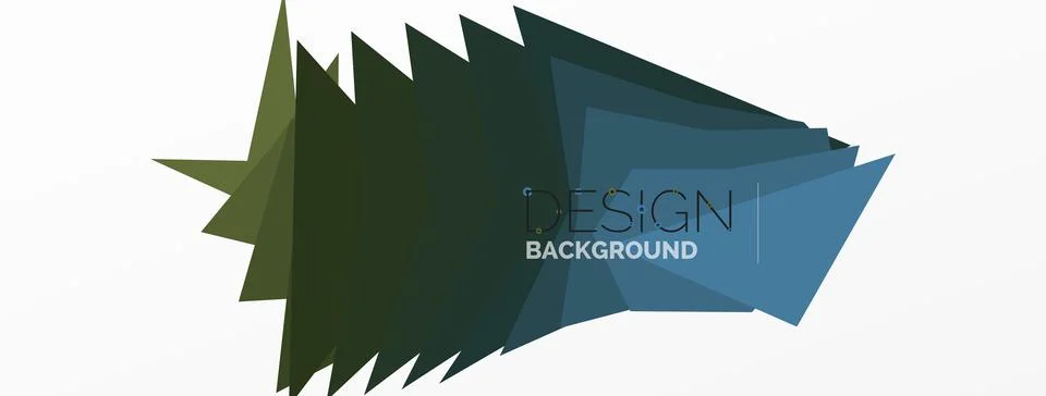 Background, creative geometric shapes composition with gradient effect Stock Illustration