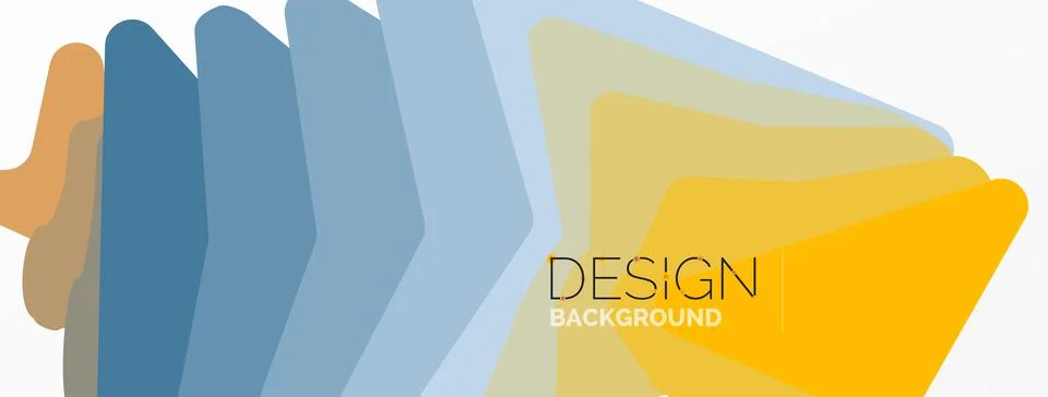 Background, creative geometric shapes composition with gradient effect Stock Illustration