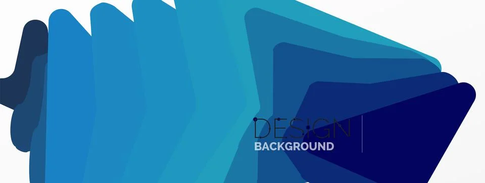 Background, creative geometric shapes composition with gradient effect Stock Illustration