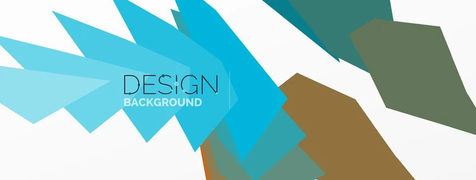 Background, creative geometric shapes composition with gradient effect Stock Illustration