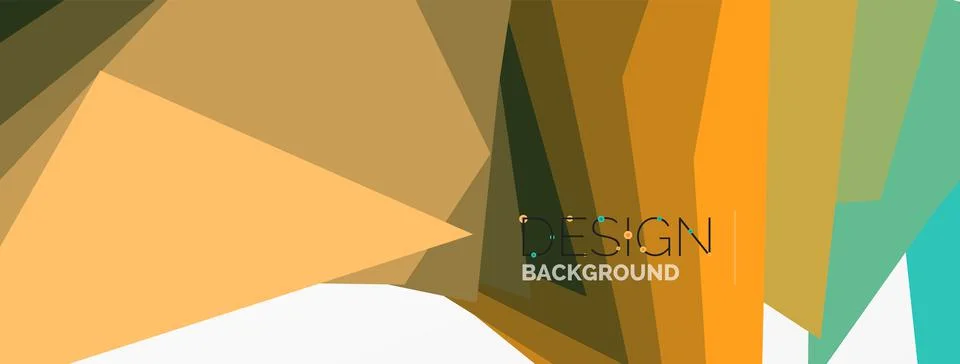 Background, creative geometric shapes composition with gradient effect Stock Illustration