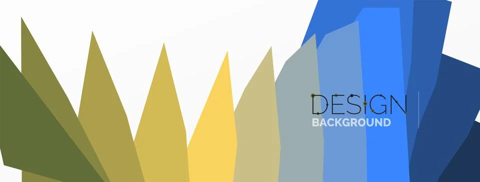 Background, creative geometric shapes composition with gradient effect Stock Illustration