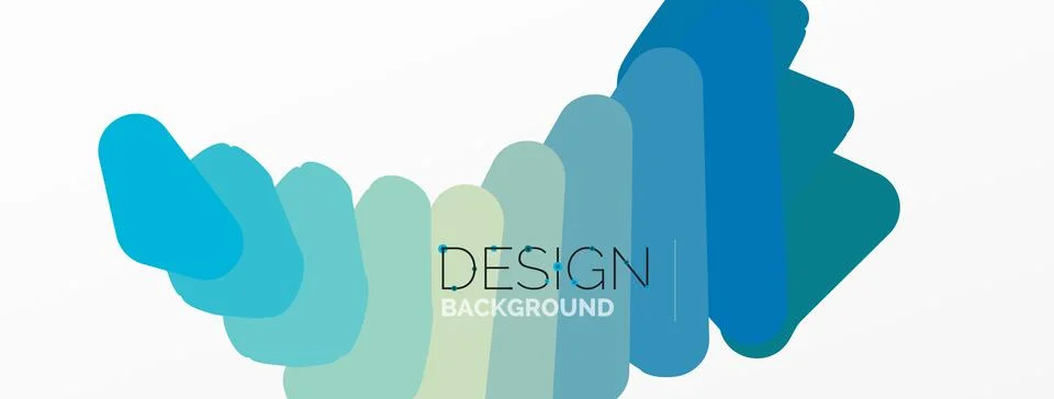 Background, creative geometric shapes composition with gradient effect Ilustración de archivo