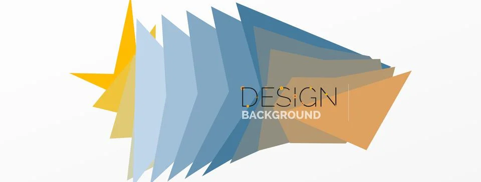 Background, creative geometric shapes composition with gradient effect Stock Illustration