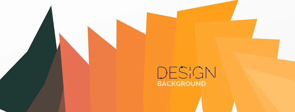 Background, creative geometric shapes composition with gradient effect Stock Illustration