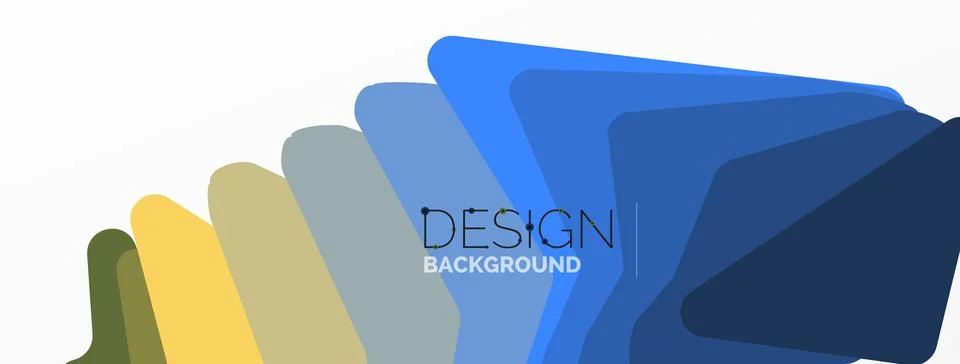 Background, creative geometric shapes composition with gradient effect Stock Illustration