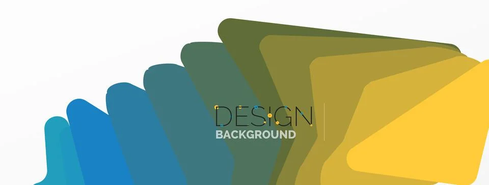 Background, creative geometric shapes composition with gradient effect Stock Illustration