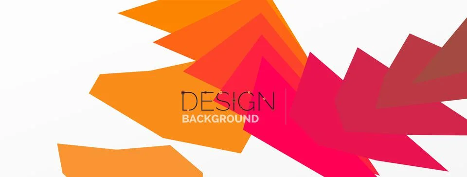 Background, creative geometric shapes composition with gradient effect Stock Illustration