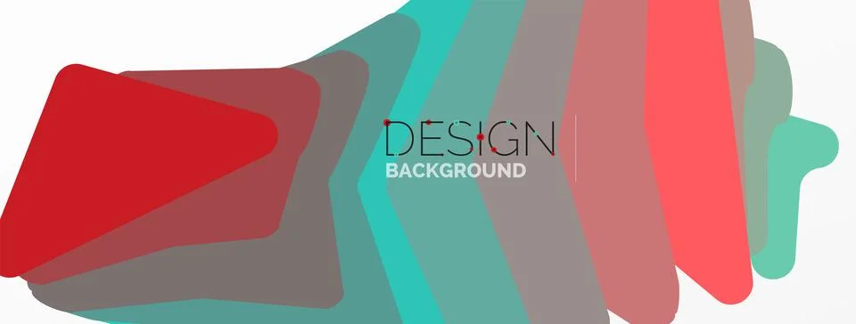 Background, creative geometric shapes composition with gradient effect Stock Illustration