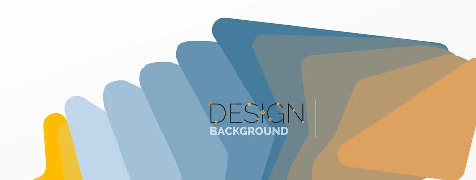 Background, creative geometric shapes composition with gradient effect Stock Illustration