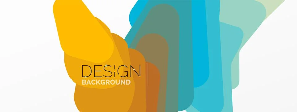 Background, creative geometric shapes composition with gradient effect Stock Illustration