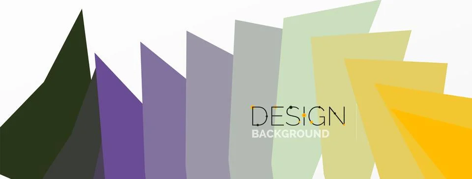 Background, creative geometric shapes composition with gradient effect Stock Illustration