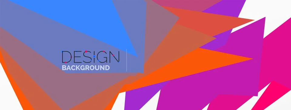 Background, creative geometric shapes composition with gradient effect Stock Illustration