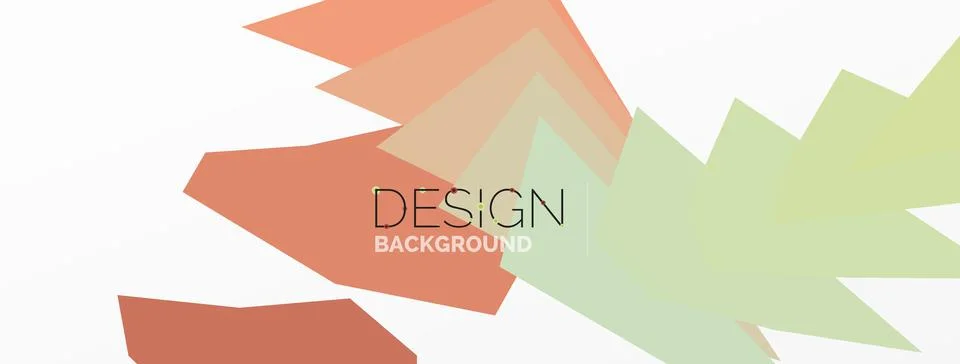 Background, creative geometric shapes composition with gradient effect Stock Illustration