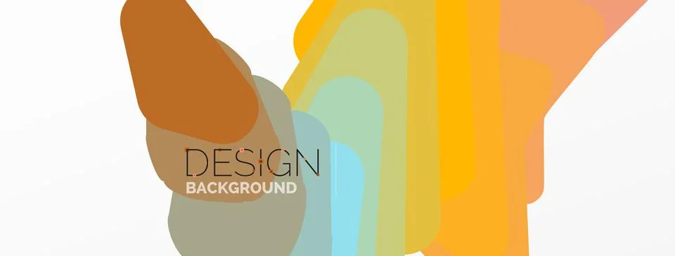 Background, creative geometric shapes composition with gradient effect Stock Illustration