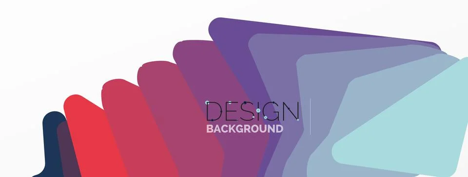 Background, creative geometric shapes composition with gradient effect Stock Illustration
