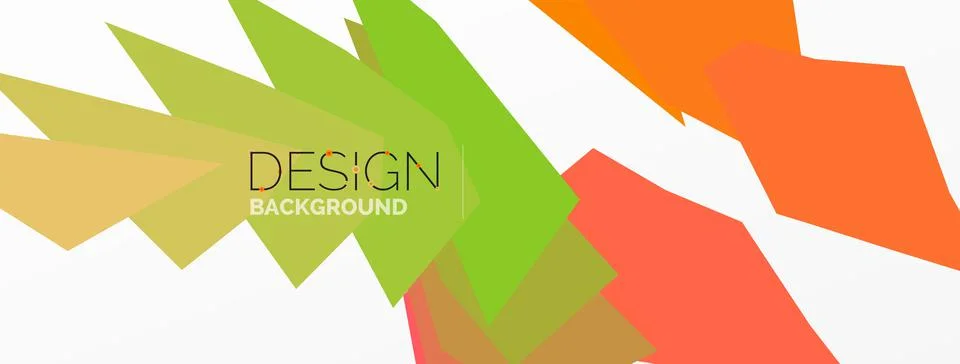 Background, creative geometric shapes composition with gradient effect Stock Illustration