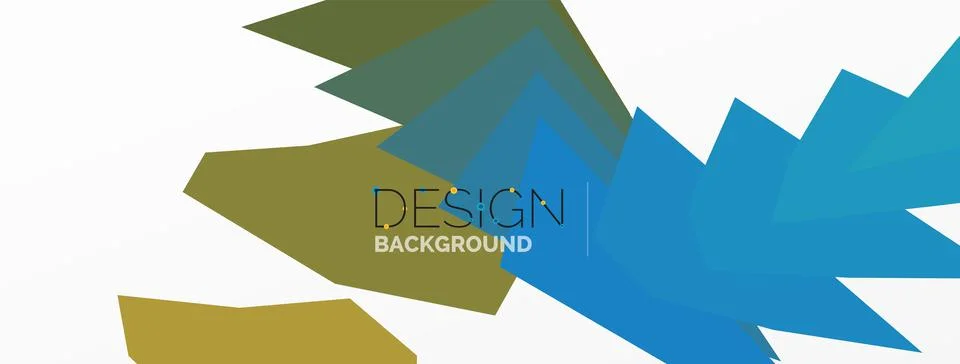 Background, creative geometric shapes composition with gradient effect Stock Illustration