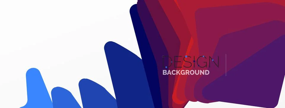 Background, creative geometric shapes composition with gradient effect Stock Illustration