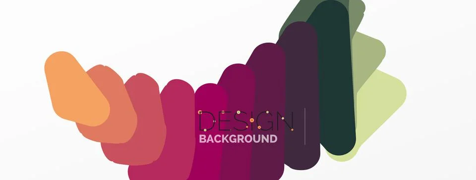 Background, creative geometric shapes composition with gradient effect Illustrazione stock