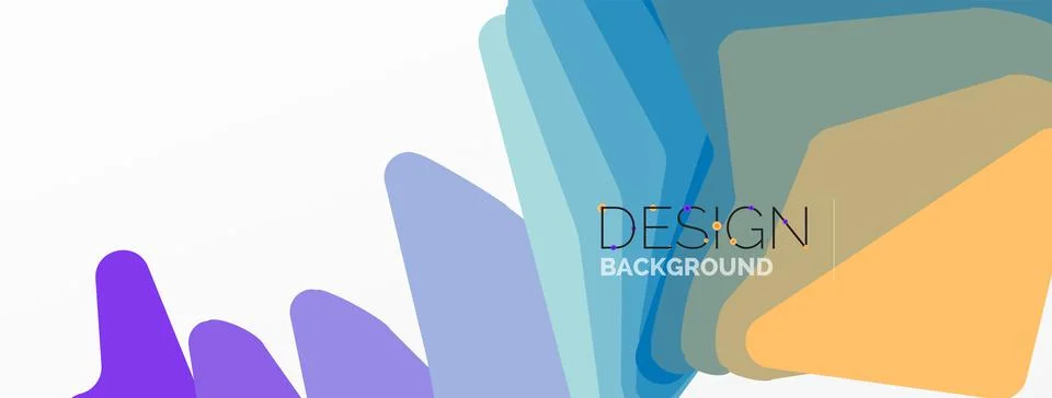 Background, creative geometric shapes composition with gradient effect Stock Illustration