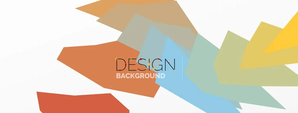 Background, creative geometric shapes composition with gradient effect Stock Illustration