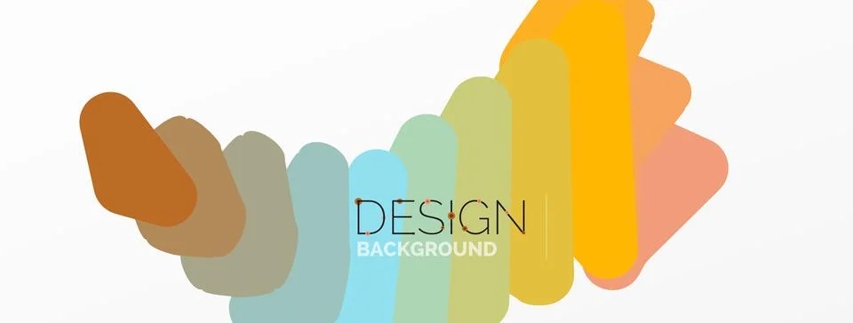 Background, creative geometric shapes composition with gradient effect Stock Illustration