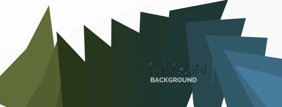 Background, creative geometric shapes composition with gradient effect Illustrazione stock