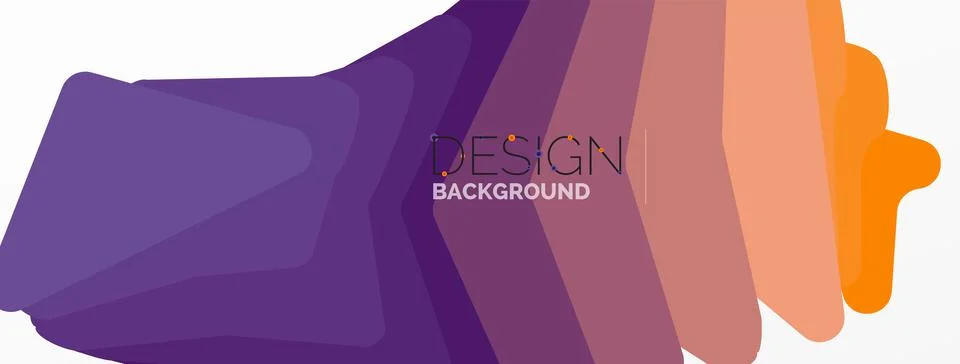 Background, creative geometric shapes composition with gradient effect Stock Illustration