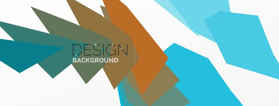 Background, creative geometric shapes composition with gradient effect Stock Illustration