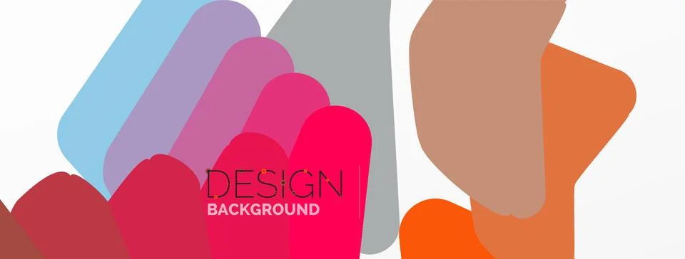 Background, creative geometric shapes composition with gradient effect Ilustración de archivo