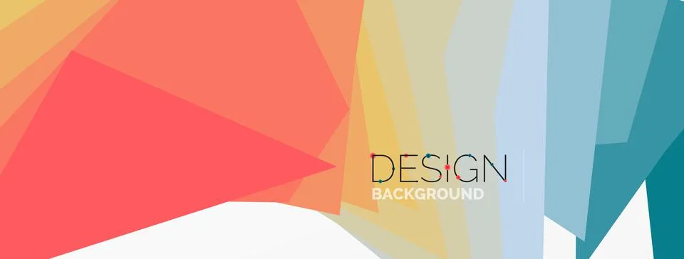 Background, creative geometric shapes composition with gradient effect Ilustración de archivo
