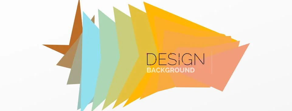 Background, creative geometric shapes composition with gradient effect Stock Illustration