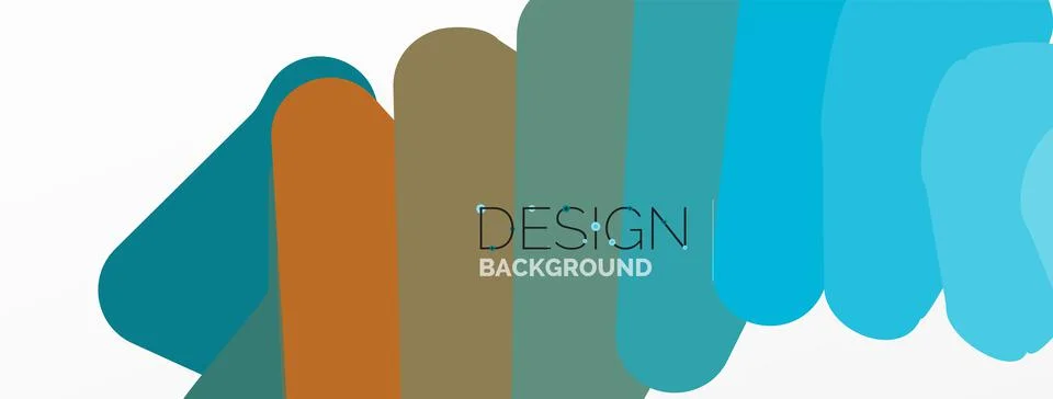 Background, creative geometric shapes composition with gradient effect Stock Illustration