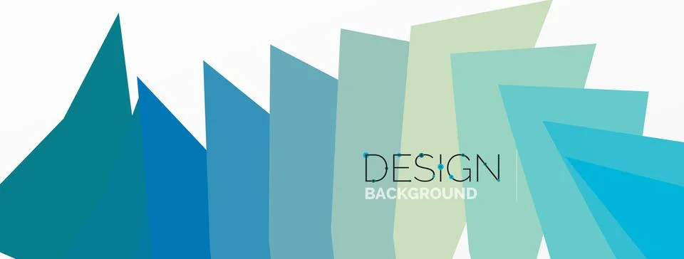 Background, creative geometric shapes composition with gradient effect Stock Illustration