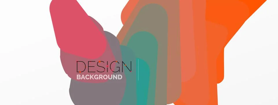 Background, creative geometric shapes composition with gradient effect Stock Illustration