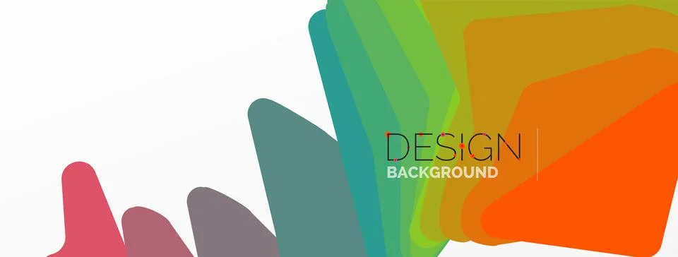 Background, creative geometric shapes composition with gradient effect Ilustración de archivo