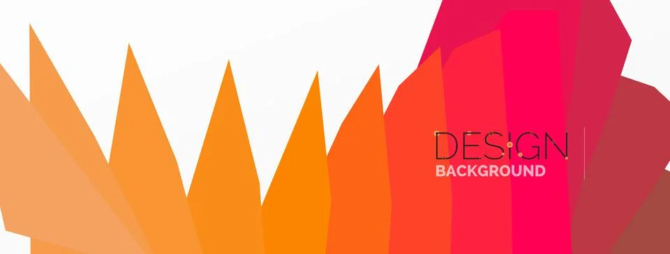 Background, creative geometric shapes composition with gradient effect Stock Illustration