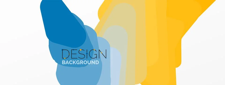 Background, creative geometric shapes composition with gradient effect Stock Illustration