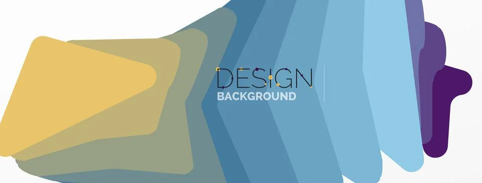 Background, creative geometric shapes composition with gradient effect Stock Illustration